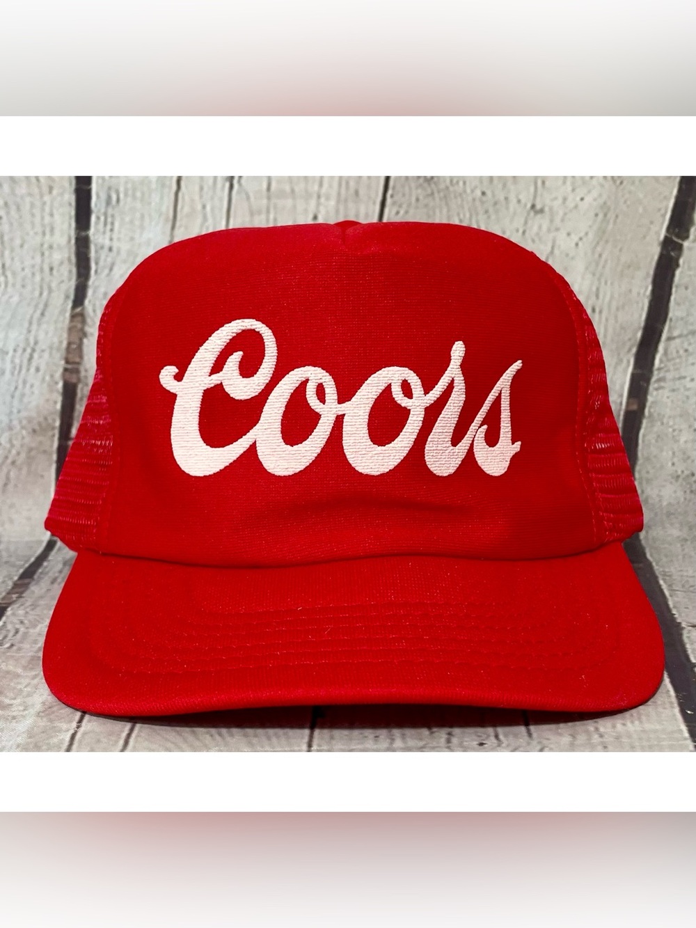 Vintage Coors Beer Snapback Trucker Hat
